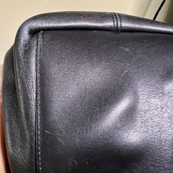 Authentic classic vintage Coach XL Legacy Drawstring Bucket Bag 9166 - Picture 9 of 11